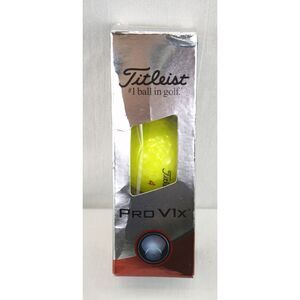 NEW 3 Pack Titleist Pro V1X Golf Balls | Yellow
